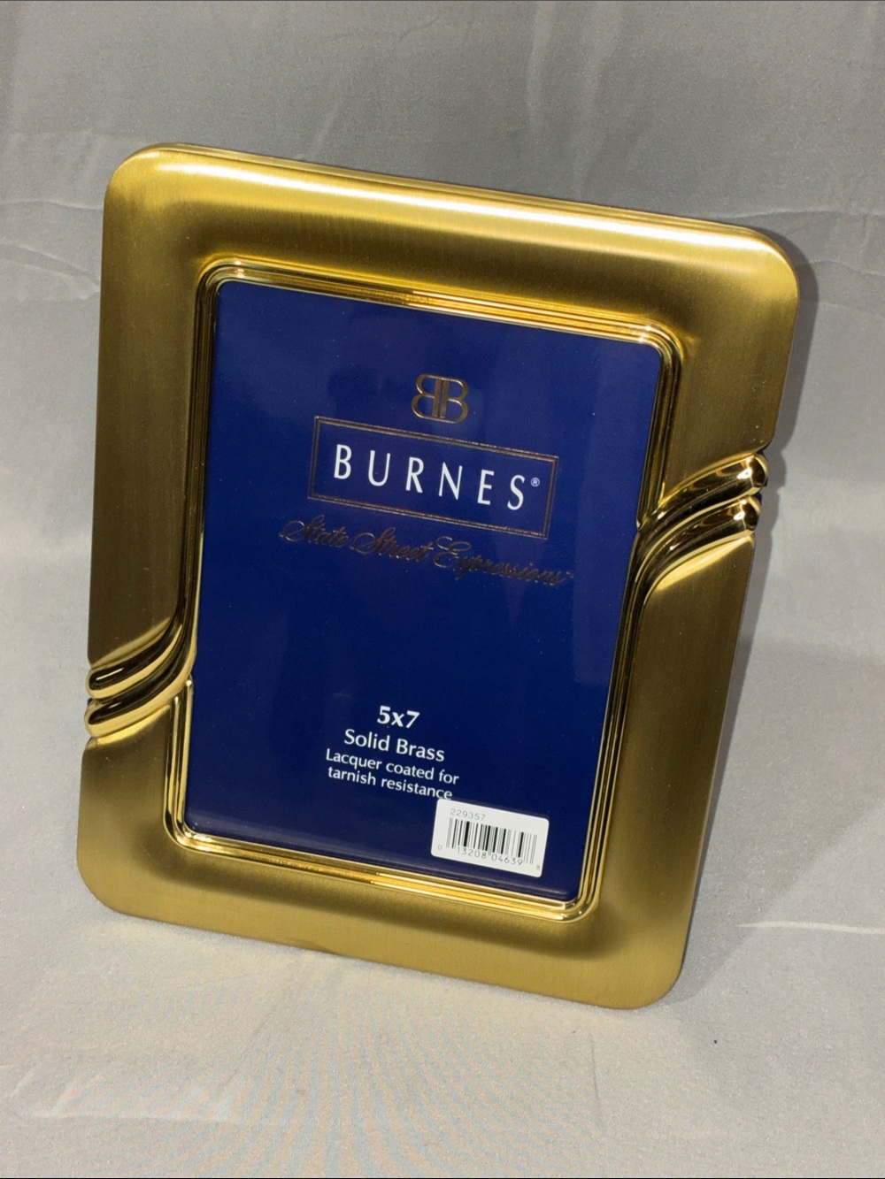 Solid Brass 5x7 Picture Frame in Gold